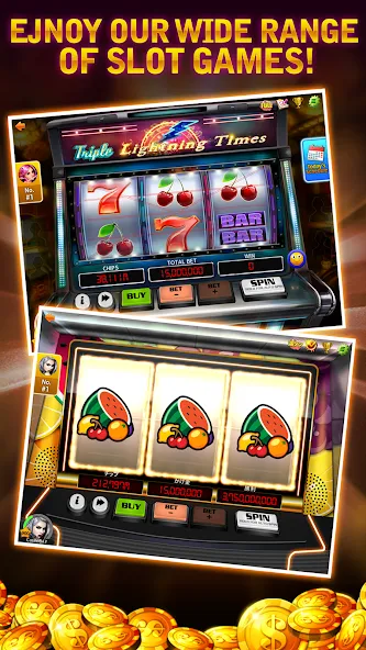 Cash Bay Casino - Slots game (Кэш Бэй Казино)  [МОД Menu] Screenshot 3