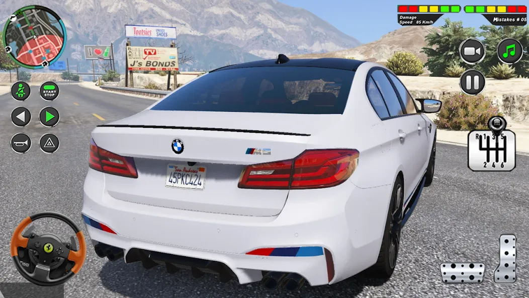 Modern Car Advance Driving 3D  [МОД Menu] Screenshot 5