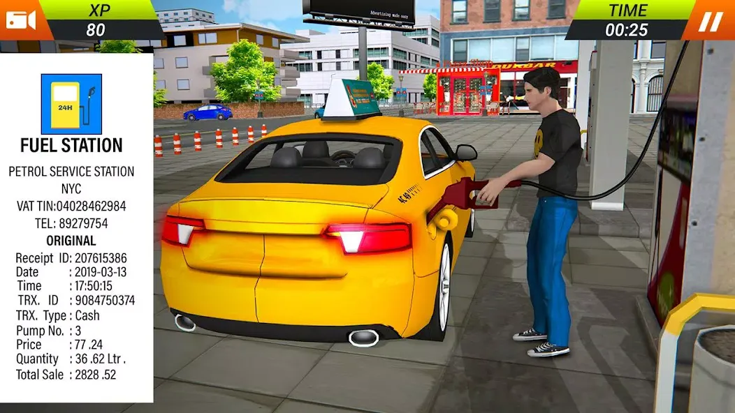 Modern Taxi Car Glory Driving  [МОД Много денег] Screenshot 4