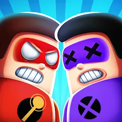 Взломанная The Superhero League (Зе Суперхиро Лигующ)  [МОД Много денег] - стабильная версия apk на Андроид