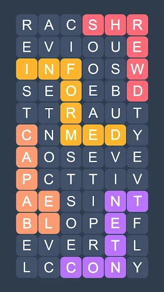 Word Search - Evolution Puzzle  [МОД Меню] Screenshot 2