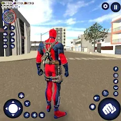 Взлом Miami Rope Hero Spider Game  [МОД Mega Pack] - последняя версия apk на Андроид