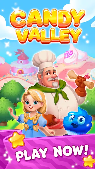 Candy Valley - Match 3 Puzzle  [МОД Menu] Screenshot 5