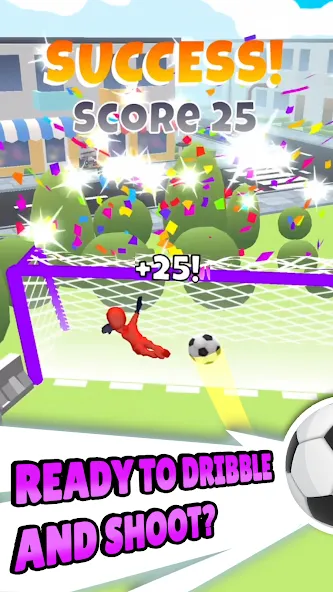 Crazy Kick! Fun Football game  [МОД Unlocked] Screenshot 2