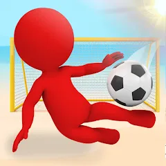 Скачать взлом Crazy Kick! Fun Football game  [МОД Unlocked] - полная версия apk на Андроид