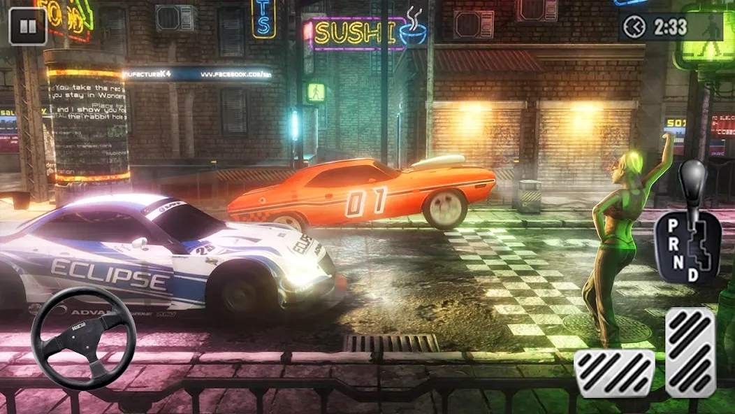 Extreme Car Drag Racing (Экстремальные гонки драгстеров)  [МОД Mega Pack] Screenshot 5