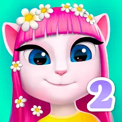 Взломанная My Talking Angela 2  [МОД Menu] - последняя версия apk на Андроид