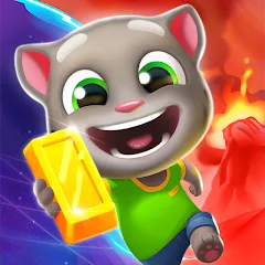 Взлом Talking Tom Time Rush  [МОД Все открыто] - полная версия apk на Андроид