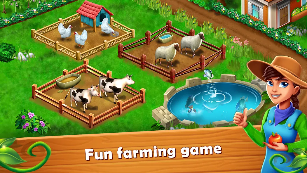 Farm Fest : Farming Games (Фарм Фест)  [МОД Menu] Screenshot 1