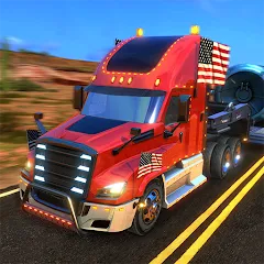 Взломанная Truck Simulator USA Revolution (Трак Симулятор США Революция)  [МОД Unlimited Money] - стабильная версия apk на Андроид