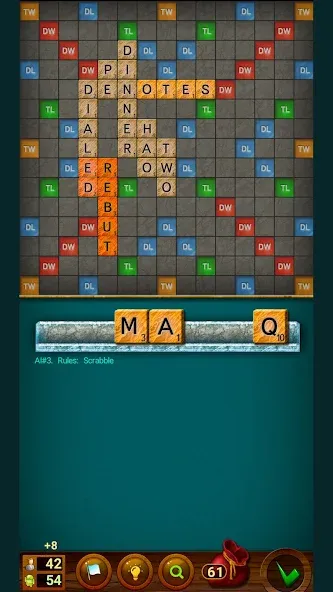 Word Game: Friends Offline  [МОД Бесконечные деньги] Screenshot 1