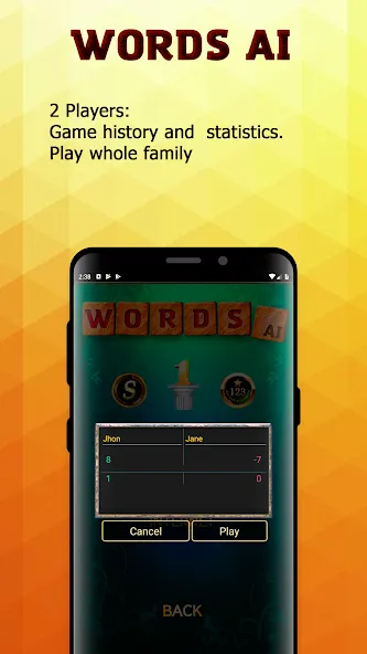 Words AI Friends Classic  [МОД Много монет] Screenshot 3