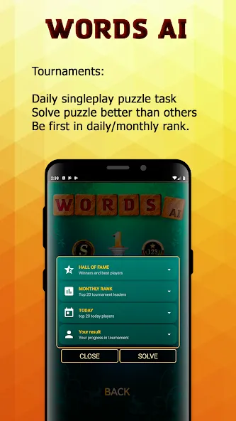 Words AI Friends Classic  [МОД Много монет] Screenshot 4