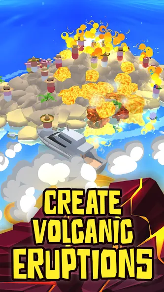 Volcano Island - Sim Game (Вулканический остров)  [МОД Бесконечные деньги] Screenshot 5