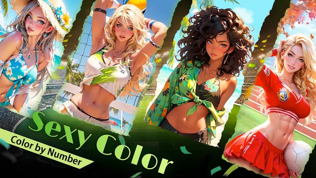 Adult Sexy Coloring Games  [МОД Меню] Screenshot 3