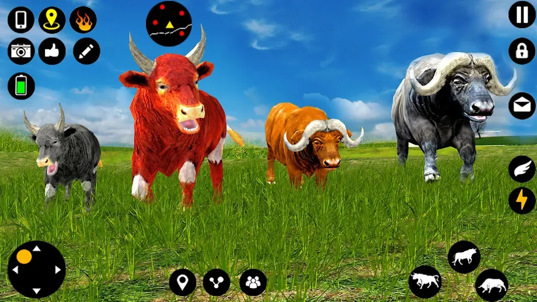 Angry Bull Attack Fight Games (Ангри Булл Атак Файт Геймс)  [МОД Много денег] Screenshot 1