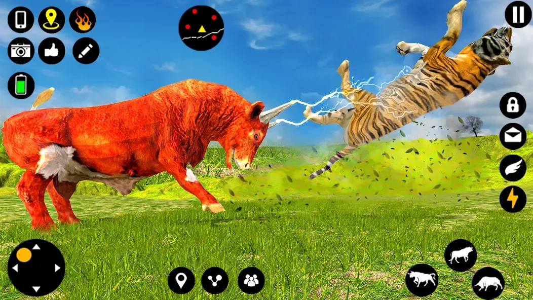 Angry Bull Attack Fight Games (Ангри Булл Атак Файт Геймс)  [МОД Много денег] Screenshot 2