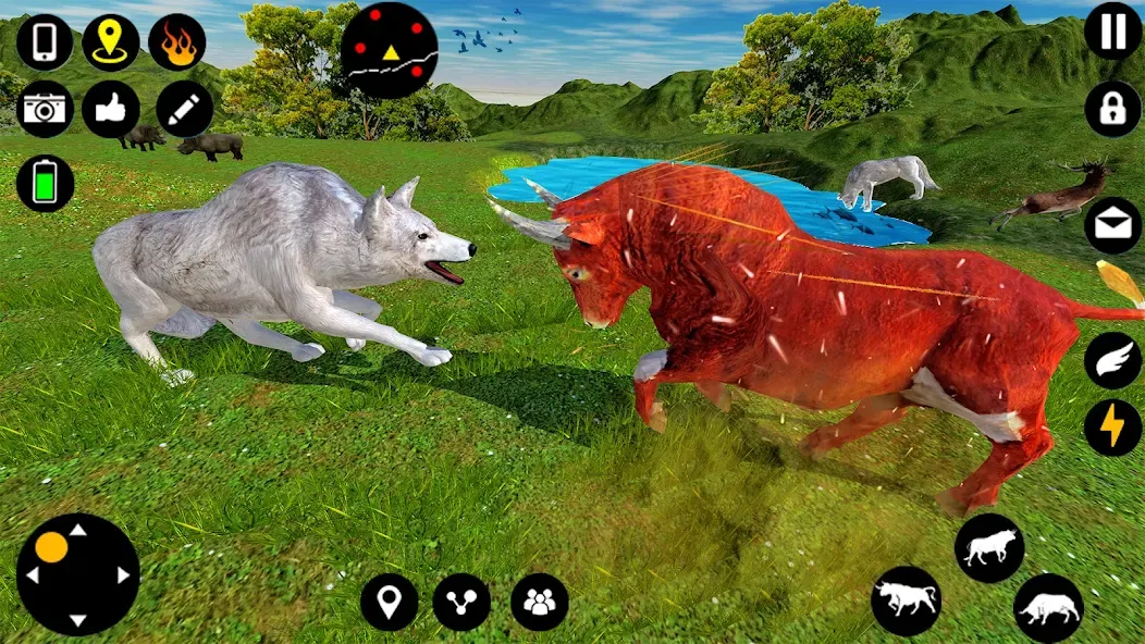 Angry Bull Attack Fight Games (Ангри Булл Атак Файт Геймс)  [МОД Много денег] Screenshot 3