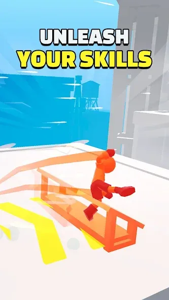 Parkour Race - FreeRun Game (Паркур Рейс)  [МОД Unlocked] Screenshot 4