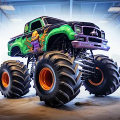 Взломанная Monster truck: Extreme racing  [МОД Unlimited Money] - стабильная версия apk на Андроид