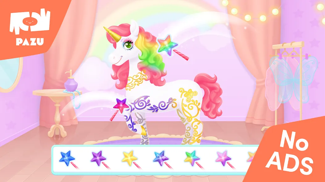 My Unicorn dress up for kids  [МОД Unlimited Money] Screenshot 2