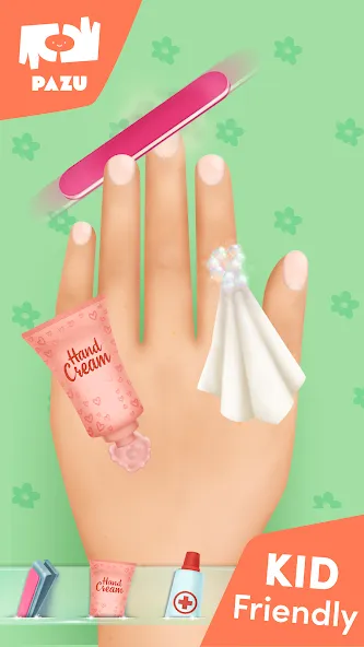 Girls Nail Salon - Kids Games  [МОД Unlocked] Screenshot 3