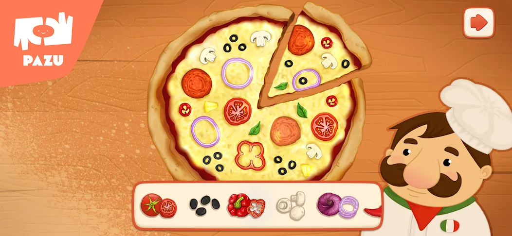 Pizza maker cooking games  [МОД Menu] Screenshot 5