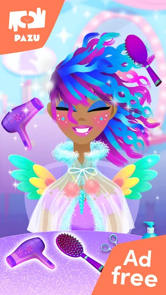 Girls Hair Salon Unicorn  [МОД Mega Pack] Screenshot 2