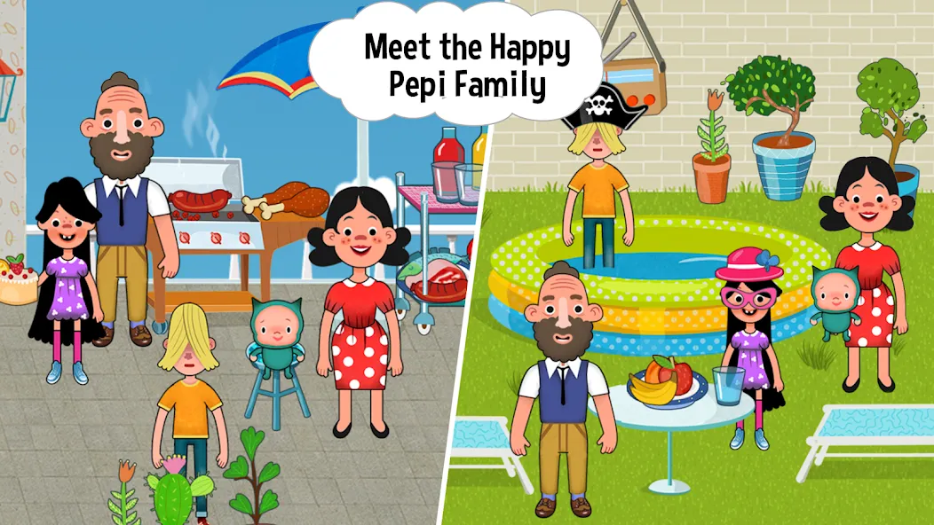 Pepi House: Happy Family (Пепи Хаус)  [МОД Много монет] Screenshot 5