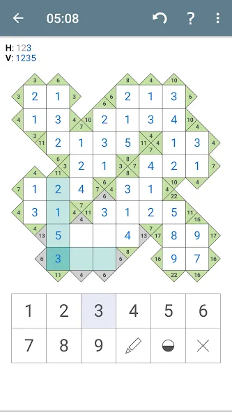 Kakuro (Cross Sums)  [МОД Бесконечные деньги] Screenshot 5