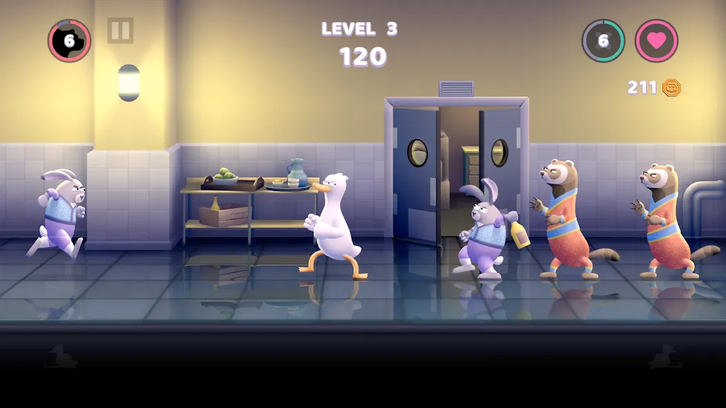 Punch Kick Duck (Панч Кик Дак)  [МОД Бесконечные монеты] Screenshot 3