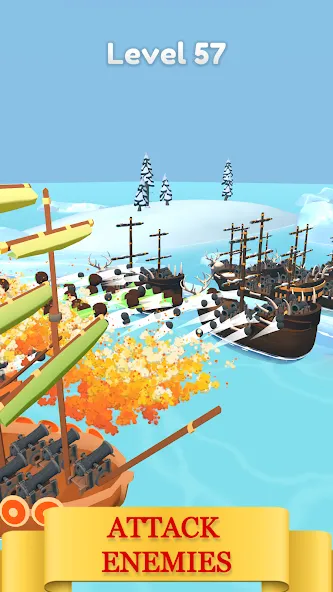 Merge Pirates (Мердж Пираты)  [МОД Меню] Screenshot 2