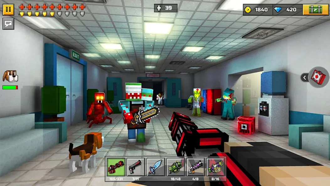 Pixel Gun 3D - FPS Shooter (Пиксельный пистолет 3Д)  [МОД Много денег] Screenshot 4