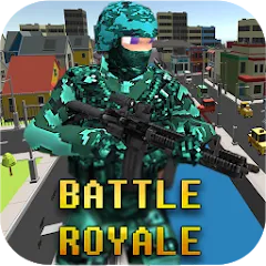 Скачать взлом Pixel Combat: Battle Royale (Пиксельный бой)  [МОД Все открыто] - полная версия apk на Андроид