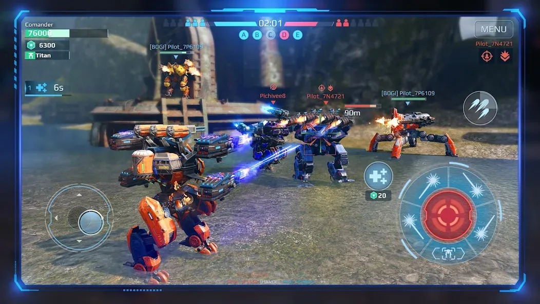 War Robots Multiplayer Battles  [МОД Все открыто] Screenshot 3