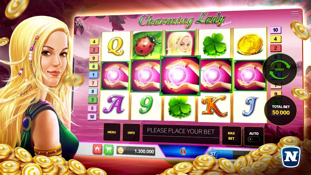 Gaminator Online Casino Slots  [МОД Unlimited Money] Screenshot 3