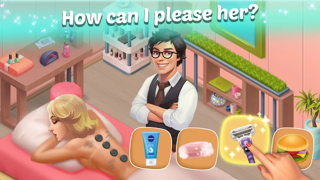 Family Hotel: love & match-3 (Фэмели Отель)  [МОД Много монет] Screenshot 1