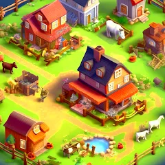 Взлом Country Valley Farming Game (Парадайз Хей Фарм Айленд)  [МОД Все открыто] - последняя версия apk на Андроид