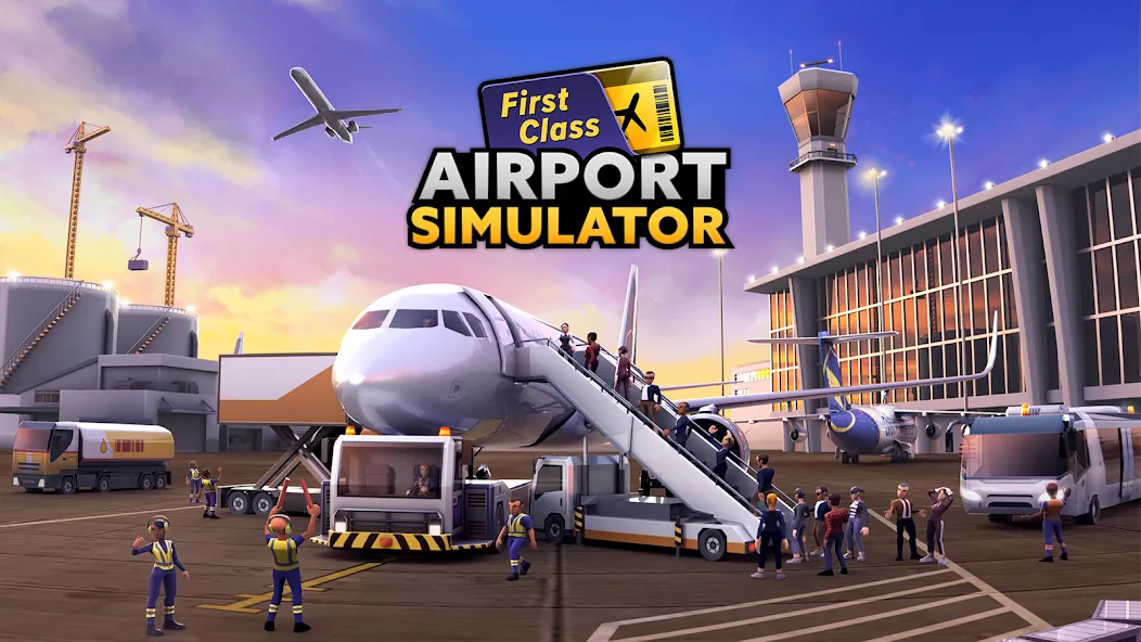 Airport Simulator: Tycoon Inc. (Эйрпорт Симулятор)  [МОД Бесконечные монеты] Screenshot 1