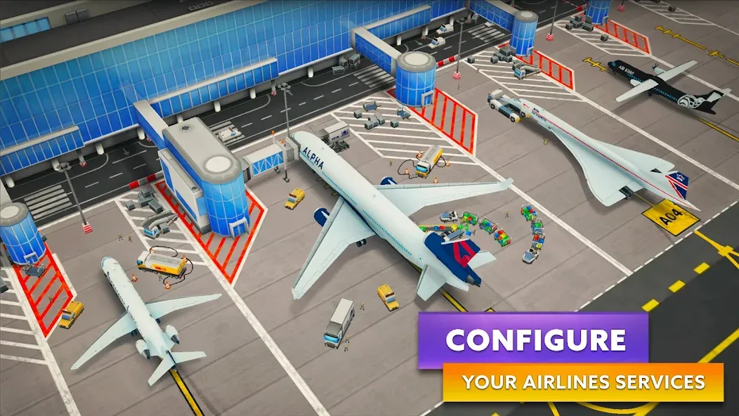 Airport Simulator: Tycoon Inc. (Эйрпорт Симулятор)  [МОД Бесконечные монеты] Screenshot 3