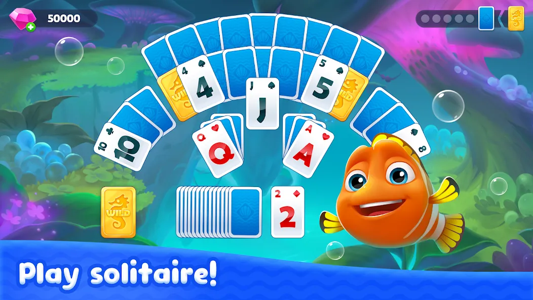 Fishdom Solitaire (Фишдом Солитер)  [МОД Меню] Screenshot 2