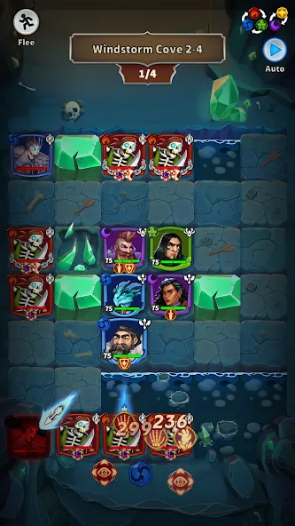 Friends & Dragons - Puzzle RPG  [МОД Бесконечные монеты] Screenshot 5