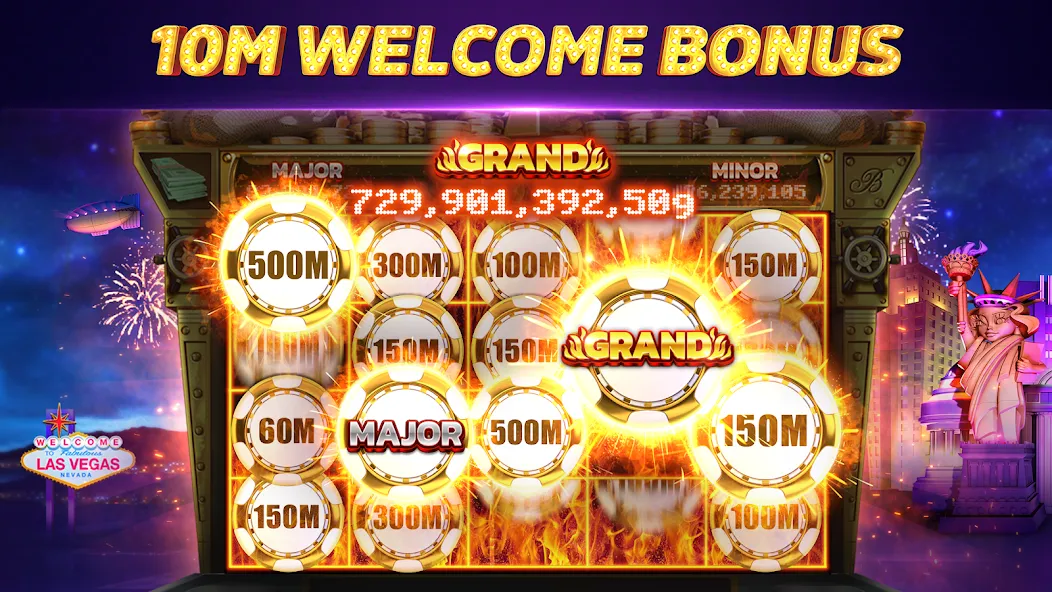 POP! Slots™ Vegas Casino Games  [МОД Все открыто] Screenshot 1