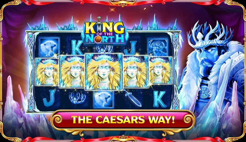 Caesars Slots: Casino Games (Сизарс Слотс)  [МОД Все открыто] Screenshot 3