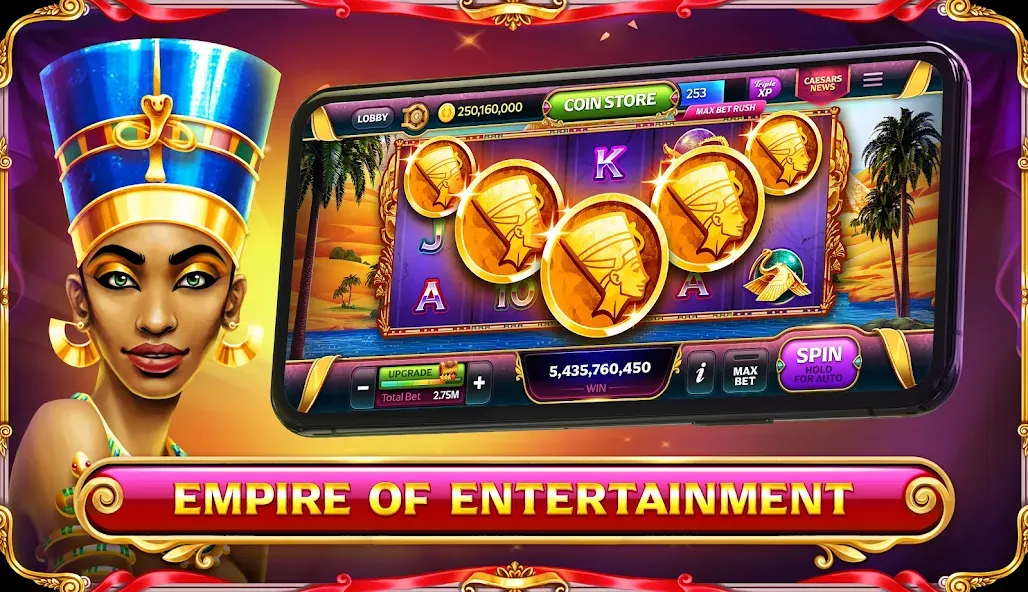 Caesars Slots: Casino Games (Сизарс Слотс)  [МОД Все открыто] Screenshot 5