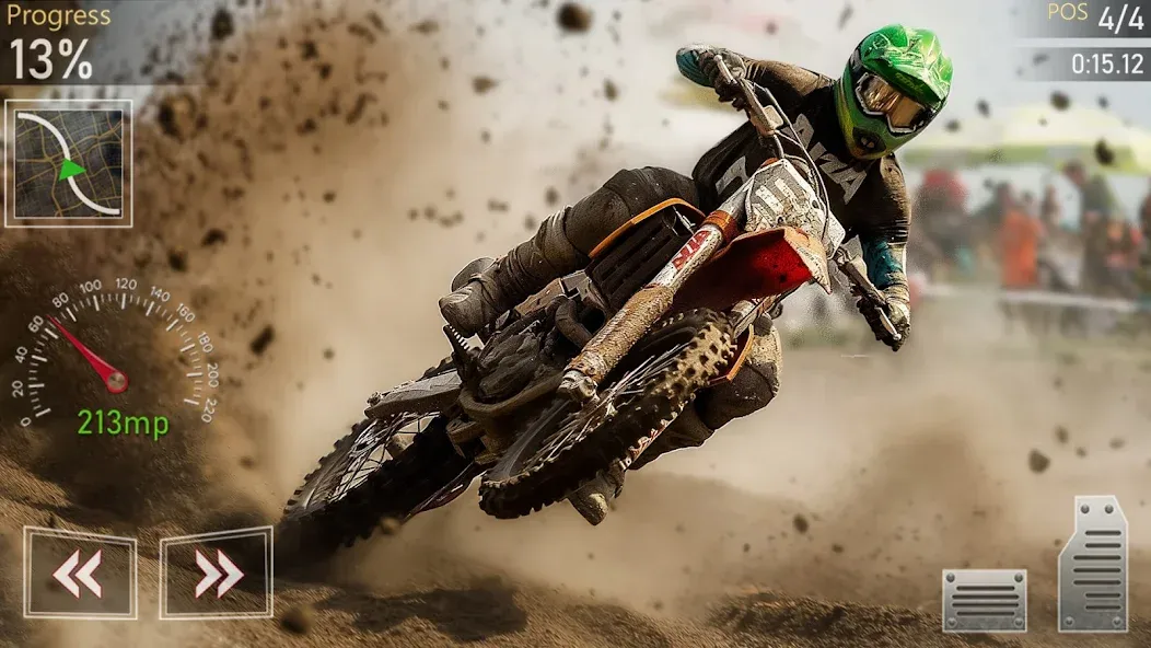 Motocross MX Dirt Bike Games  [МОД Бесконечные монеты] Screenshot 2