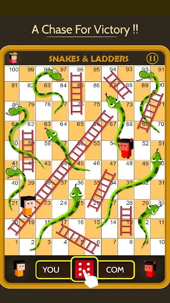 Snakes & Ladders: Online Dice!  [МОД Бесконечные деньги] Screenshot 2
