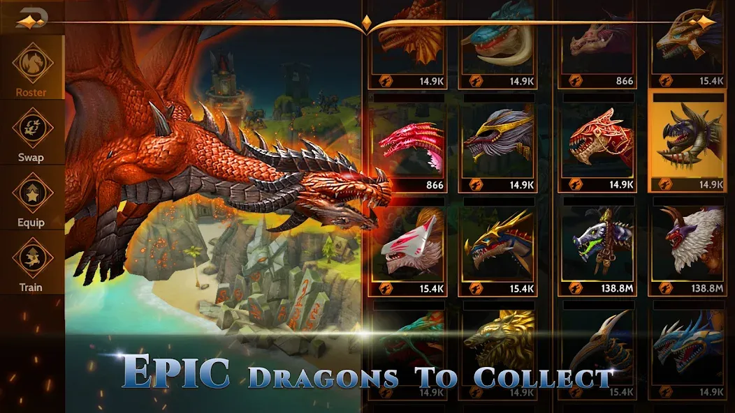 War Dragons (Вар Драгонс)  [МОД Все открыто] Screenshot 4