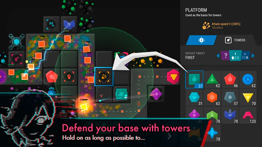 Infinitode 2 - Tower Defense (Инфинитод 2)  [МОД Unlimited Money] Screenshot 1