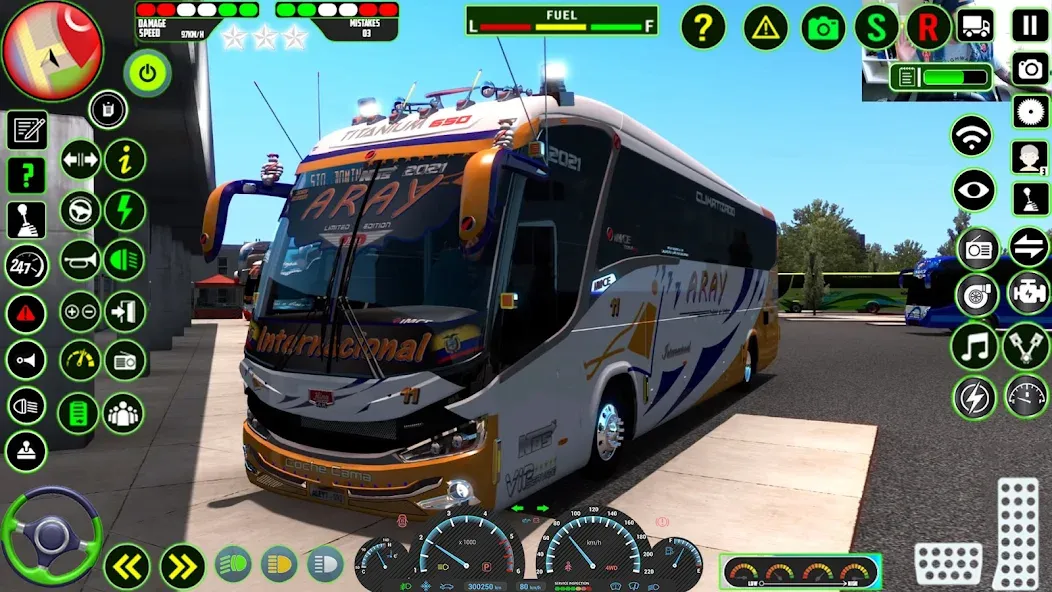 Euro Coach Bus Simulator 3D (Паблик Коуч Бас Драйвинг 3Д)  [МОД Меню] Screenshot 1